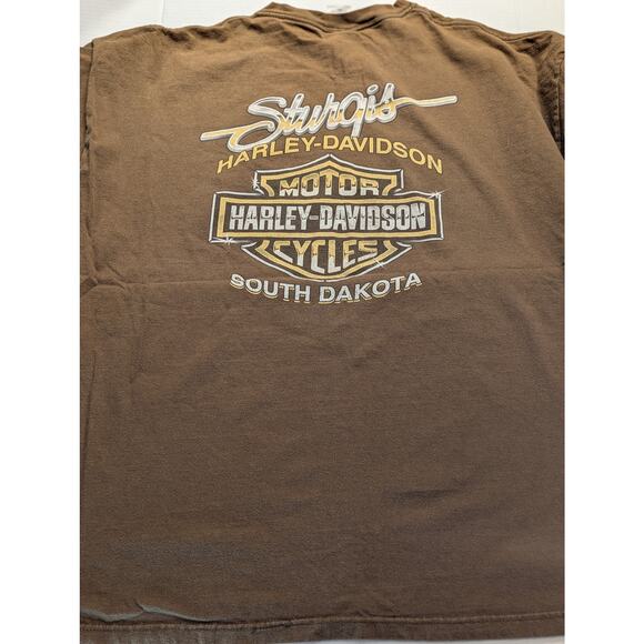 Harley Davidson 2010 sturgis graphic XXXL tee duel side graphics - Picture 5 of 5